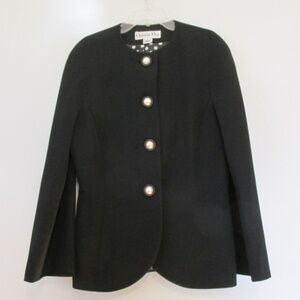 Christian Dior Vintage Black Tailored Jacket, Size 2